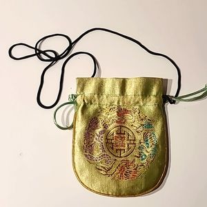 Chinese classic handmade silk brocade gift jewelry bag pouch
